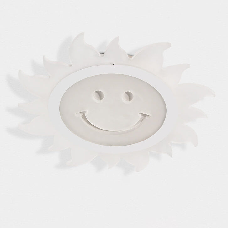 Frendorf | SunnyGlow Smiley LED Deckenleuchte | Cartoon Design | Warm- & Weißlicht | Dimmbar | Kinderzimmer