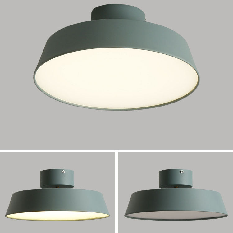 Frendorf | AuraDisk Nordic LED Deckenleuchte | Minimalistisches Runddesign | Aluminium | Flush Mount