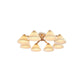Frendorf | LumiPlea Nordic Holz Deckenleuchte | Plissee-Schirm | 3/6/8-Licht Halbrunde Deckenlampe