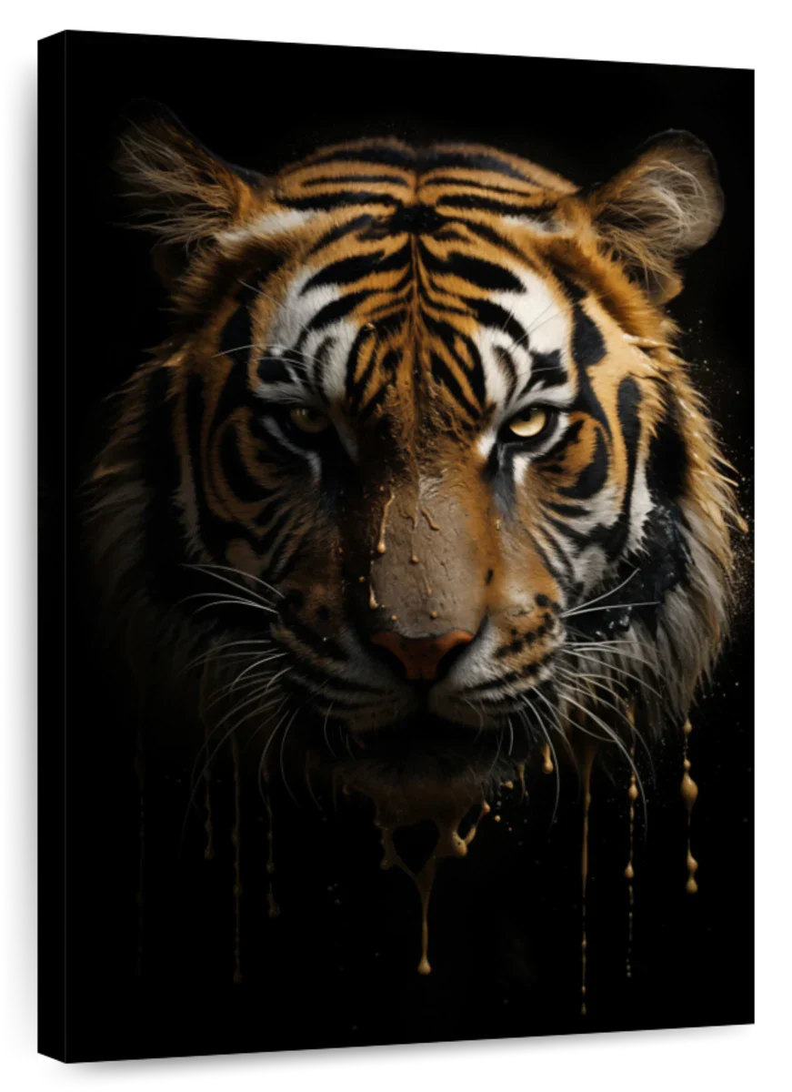 Frendorf | Dunkle Tiger Wandkunst