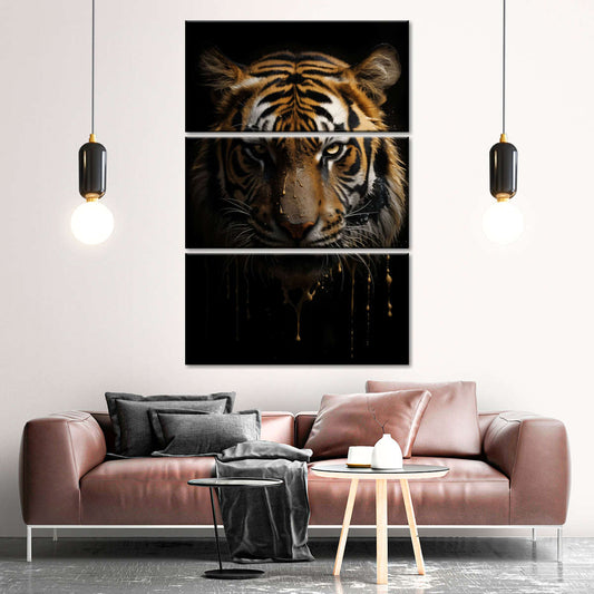 Frendorf | Dunkle Tiger Wandkunst