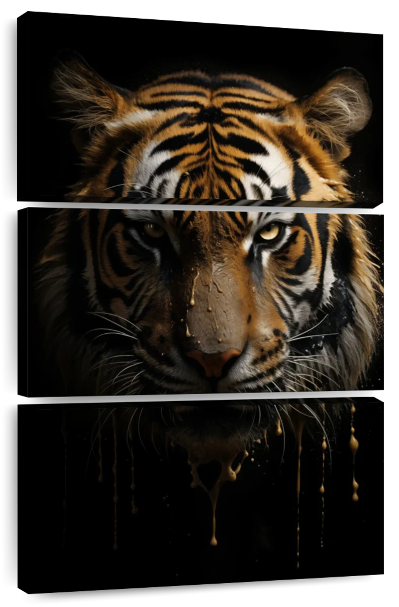 Frendorf | Dunkle Tiger Wandkunst