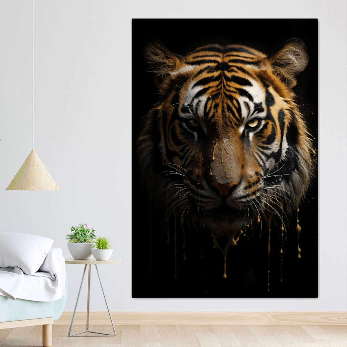 Frendorf | Dunkle Tiger Wandkunst
