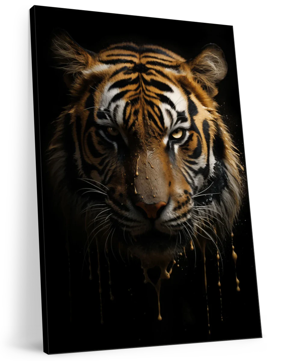 Frendorf | Dunkle Tiger Wandkunst