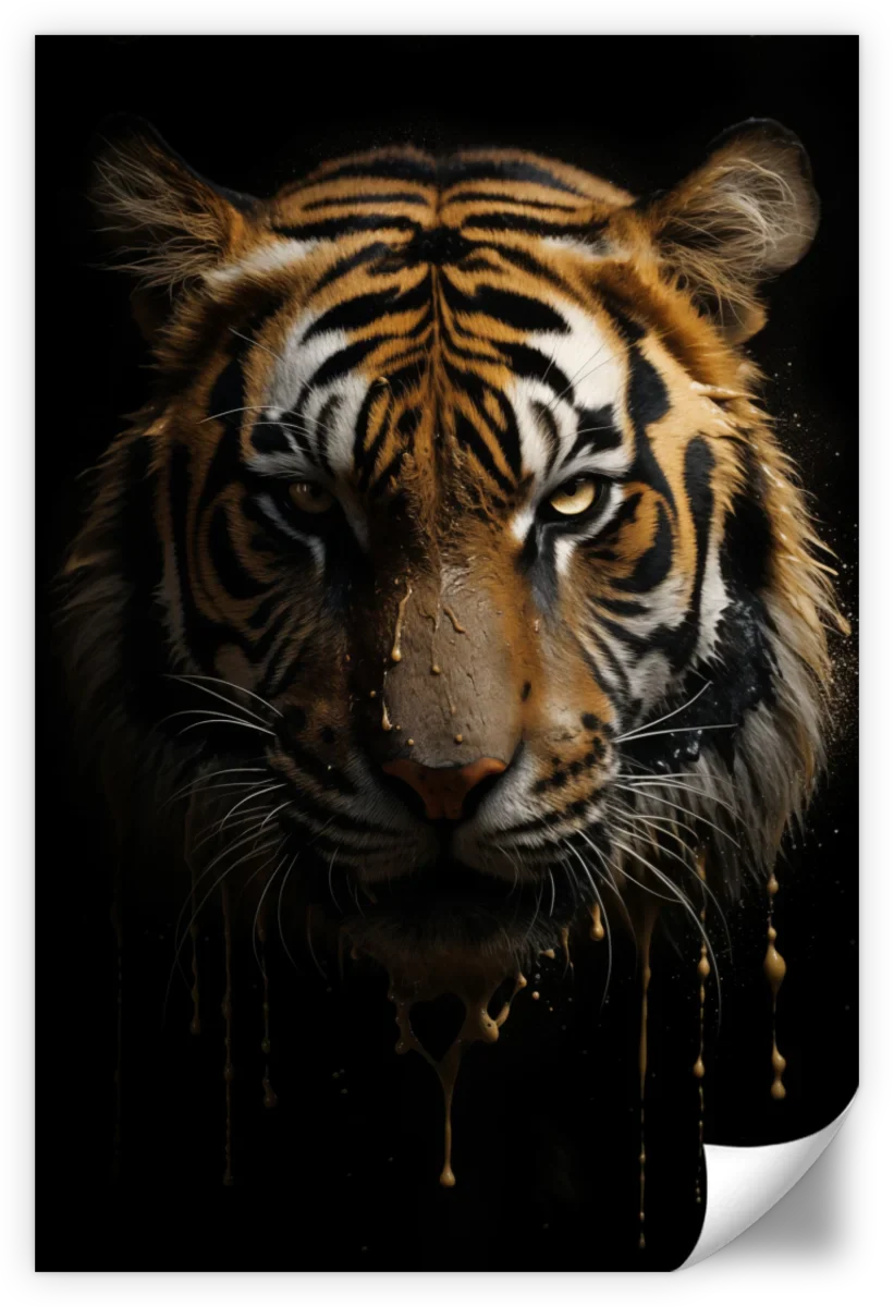 Frendorf | Dunkle Tiger Wandkunst
