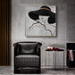 Fashionista - Leinwand Wandkunst Gemälde