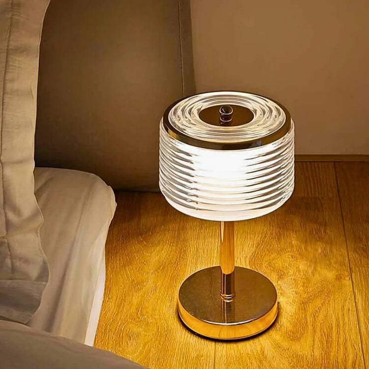 Frendorf | RingLuxe LED Tischlampe | Modernes Design | Stimmungsvolle Beleuchtung | Energieeffizient und Stilvoll