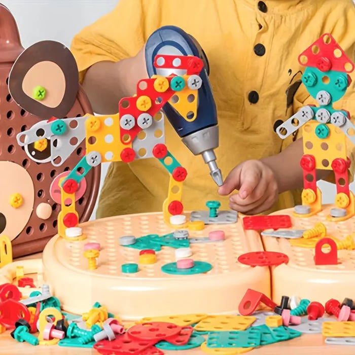 Frendorf | EduPlay Montessori Werkzeugsatz | Magische Montessori-Spielbox | Lernspielzeug für Kinder | Kreativität & Motorik