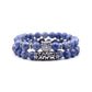 Frendorf | Eule Charme Naturstein-Armband