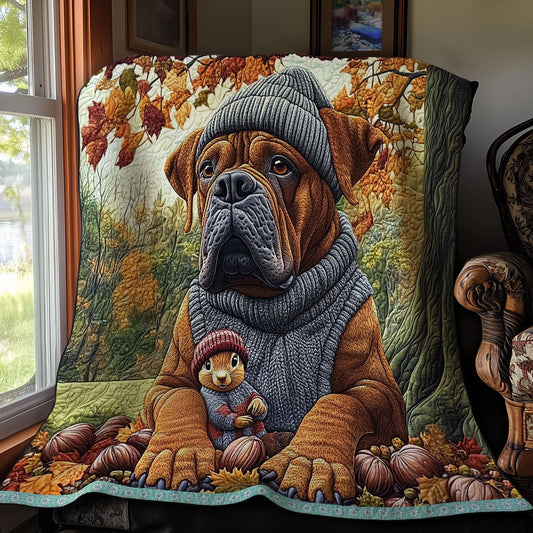 Herbst Hund Decke