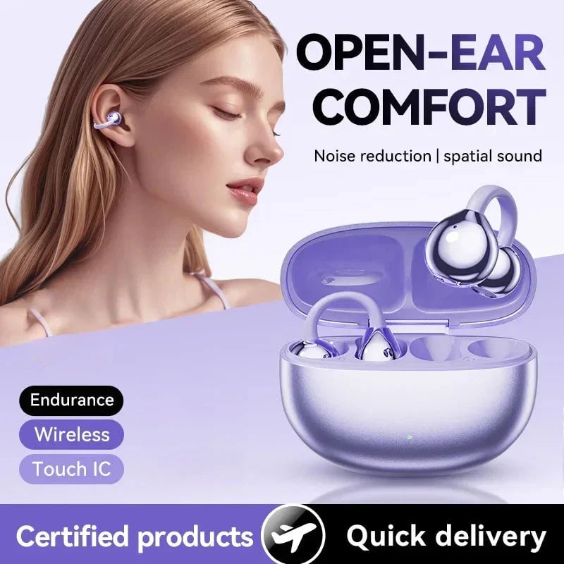 Frendorf | AI Übersetzung Offene Ohr Clip Bluetooth Kopfhörer