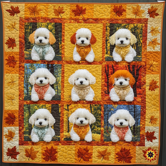 Herbst Hund Decke