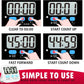 Frendorf | Pack Digitale Küchen-Timer mit Magnet
