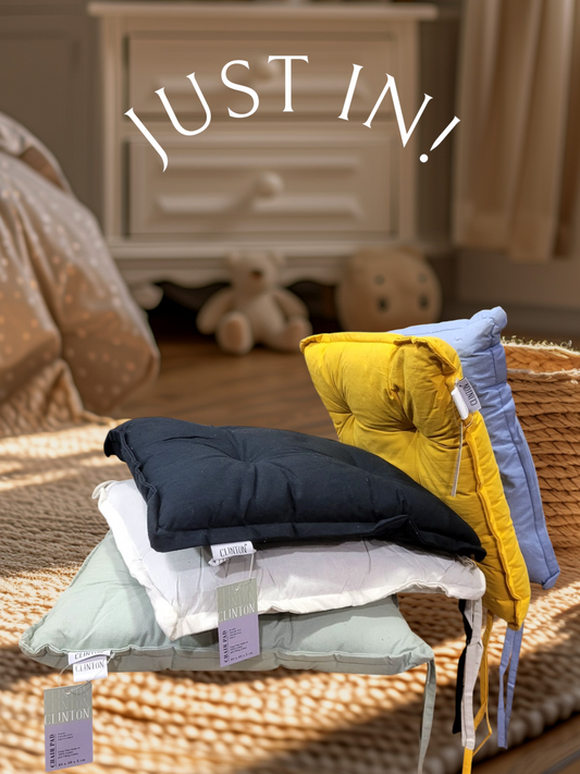 Frendorf | Basic Stuhlkissen 40x40x5cm 100% Baumwolle - Weiches und Bequemes Sitzkissen für Esszimmerstühle und Bürostühle - Maschinenwaschbar