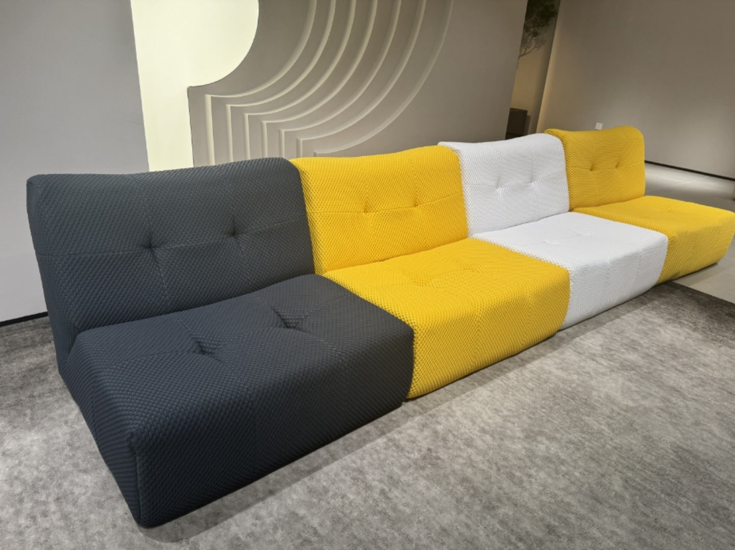 FRENDORF | Retro quadratisches lässiges Einzelsofa