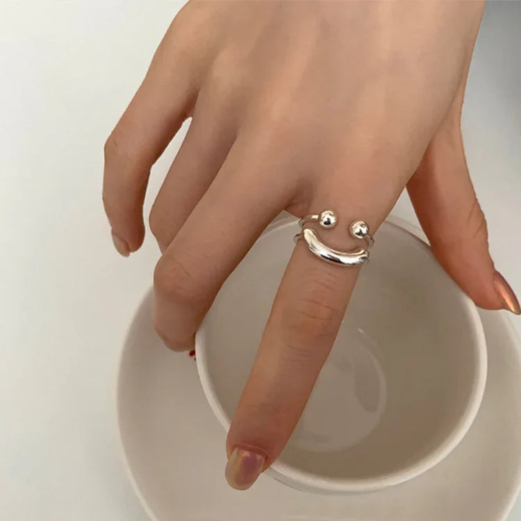 Frendorf | Smiley Verstellbarer Ring – Mila