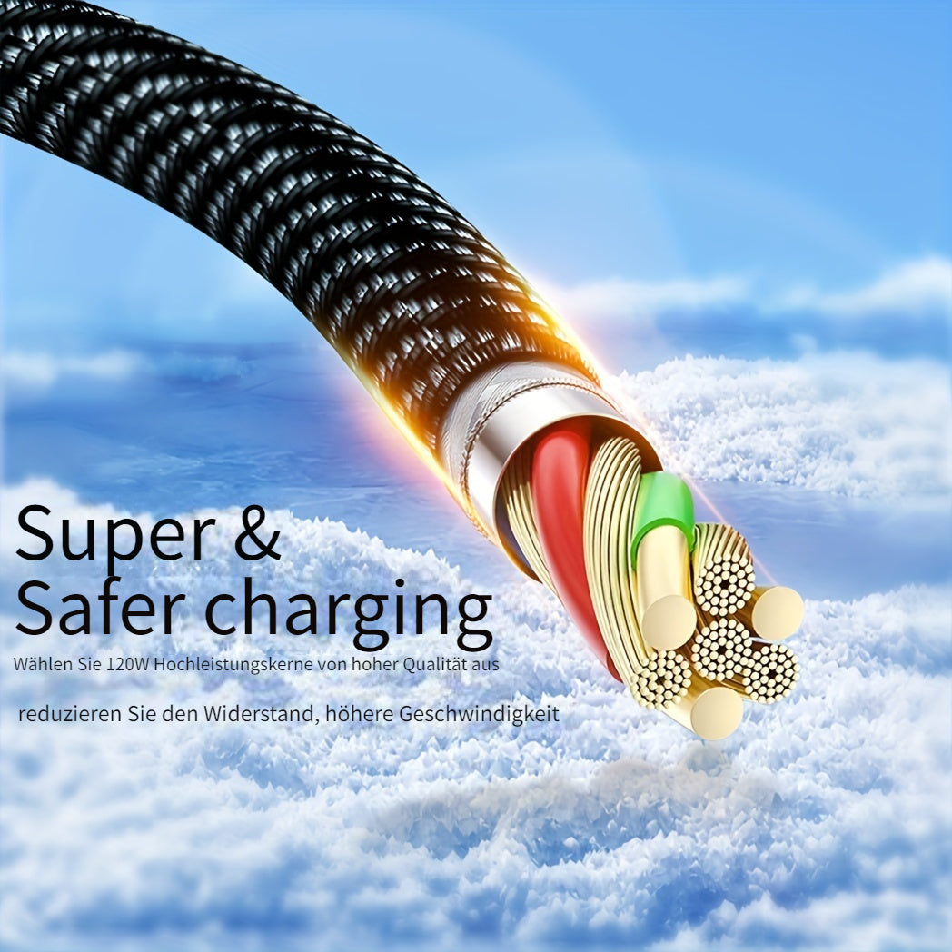 Frendorf | BlitzCharge Pro Turbo 120W 6A USBC Kabel mit Display
