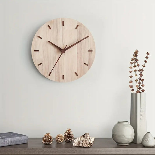 Frendorf | Minimalistische Ästhetik Wanduhr aus Holz