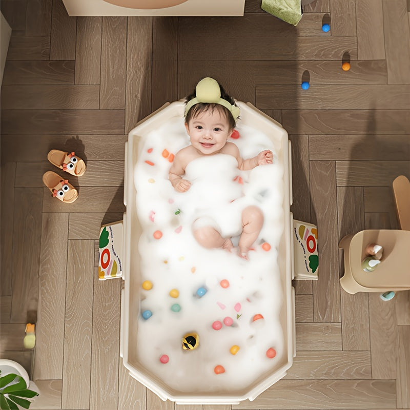 Frendorf | Bequeme faltbare Badewanne für Babys – Praktisch und geräumig für Entspannung