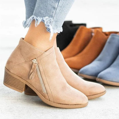 Frendorf | Orthopädische Damenstiefel aus Leder
