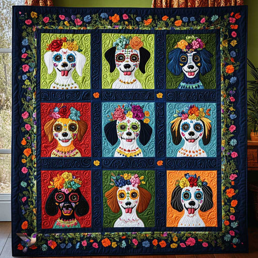 Buntes Hundedecke