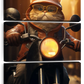 Frendorf | Fat Cat Motorrad Wandkunst