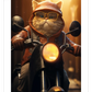 Frendorf | Fat Cat Motorrad Wandkunst