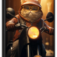 Frendorf | Fat Cat Motorrad Wandkunst