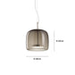 Frendorf | LuminVivo Hotel Glas Pendelleuchte | Modernes Design | Dimmbares LED-Licht