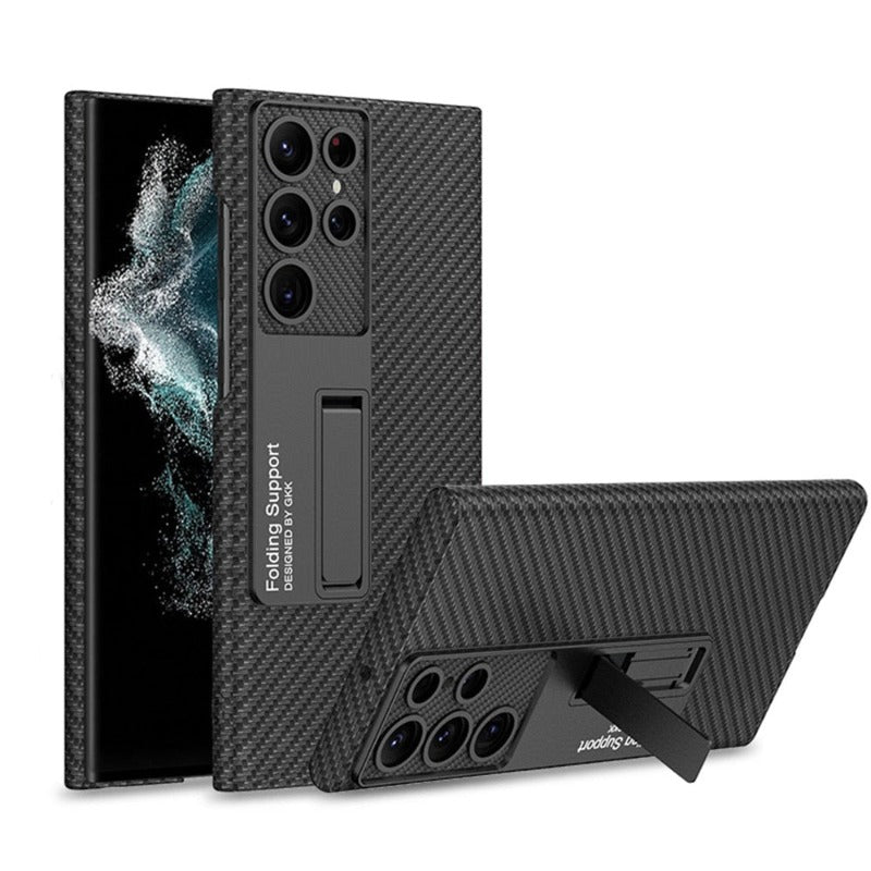 Frendorf | Luxuriöse, ultradünne Leder-Telefonhülle, stoßfest, für Samsung Galaxy 23