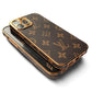 Frendorf | SOFT LUXURY LV IPHONE HÜLLE MIT GOLDENEM RAND