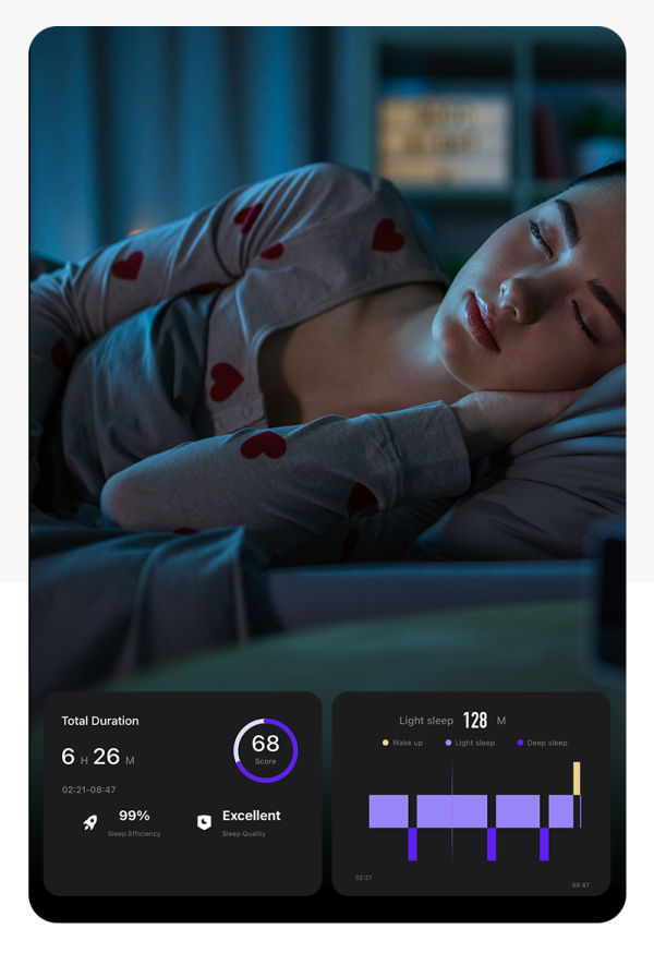 Frendorf | VitalLink Serie 2 Smart Fitness Tracking Ring mit Herzfrequenzmonitor und Schlafanalyse zur Gesundheits- und Aktivitätsüberwachung