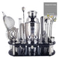 Frendorf | 1-22 Teile Edelstahl Cocktail Shaker Set Cocktail Bar Werkzeuge