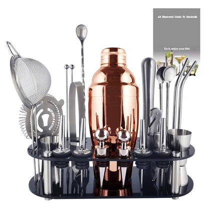 1-22 Stück Edelstahl Cocktail Shaker Set Cocktail Bar Werkzeuge