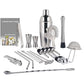 Frendorf | 1-22 Teile Edelstahl Cocktail Shaker Set Cocktail Bar Werkzeuge