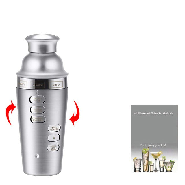1-22 Stück Edelstahl Cocktail Shaker Set Cocktail Bar Werkzeuge