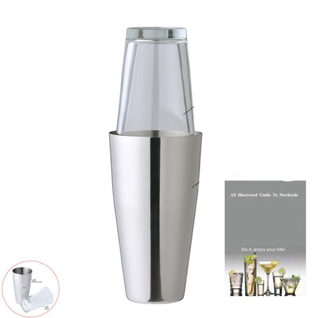 1-22 Stück Edelstahl Cocktail Shaker Set Cocktail Bar Werkzeuge
