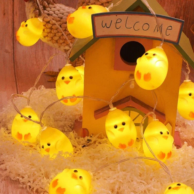 Frendorf | 1,5M Osterbaby Hühner LED Lichterkette