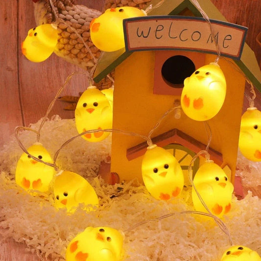 Frendorf | 1,5M Osterbaby Hühner LED Lichterkette