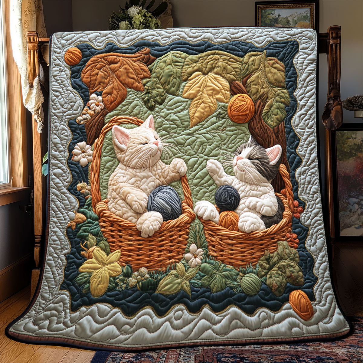 Adorable Cat Quilt