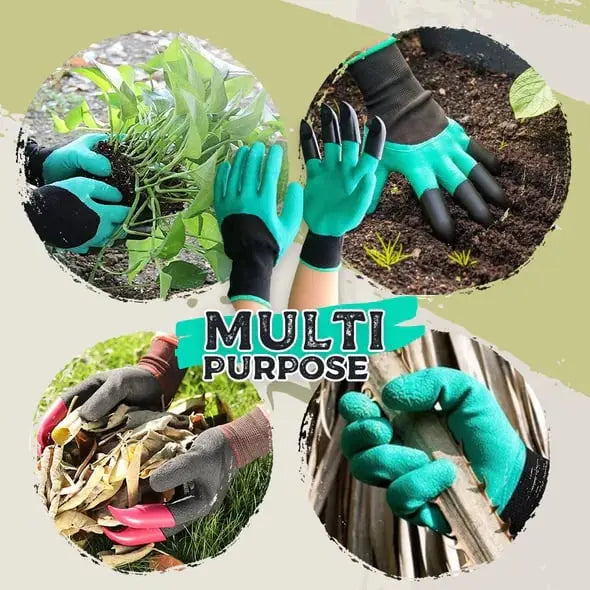 Frendorf | 1 Paar Gartenhandschuhe mit Krallen – Pflanzen ohne Werkzeug