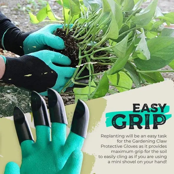 Frendorf | 1 Paar Gartenhandschuhe mit Krallen – Pflanzen ohne Werkzeug