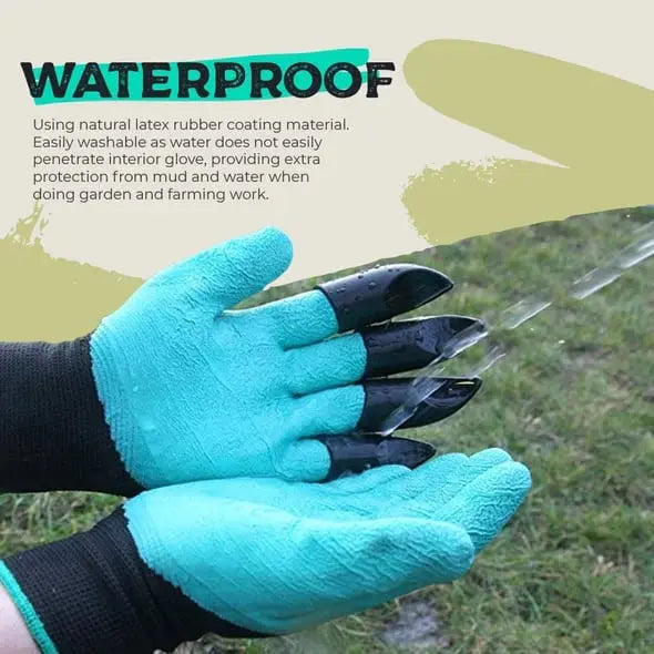 Frendorf | 1 Paar Gartenhandschuhe mit Krallen – Pflanzen ohne Werkzeug