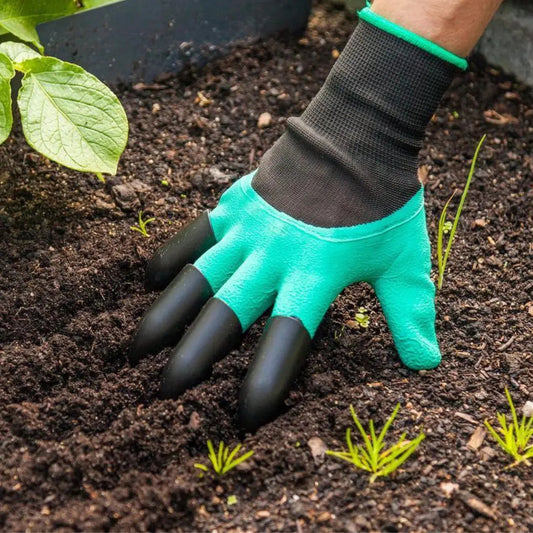Frendorf | 1 Paar Gartenhandschuhe mit Krallen – Pflanzen ohne Werkzeug