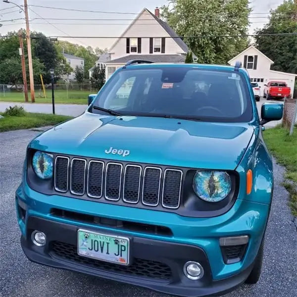 Frendorf | 1 Paar Scheinwerfer-Aufkleber – Auffälliges Design mit Persönlichkeit