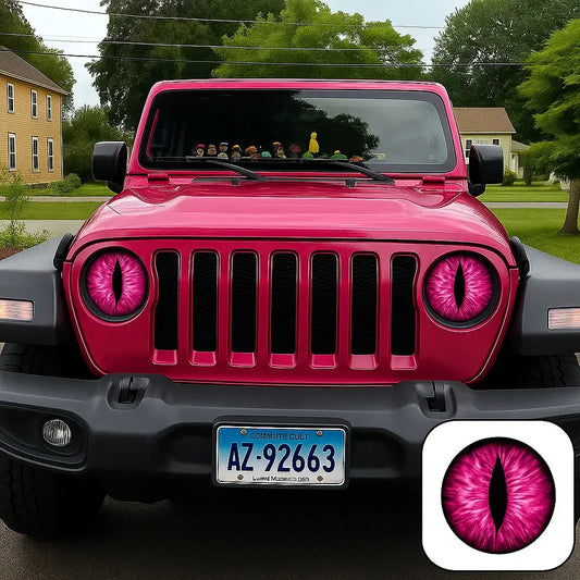 Frendorf | 1 Paar Scheinwerfer-Aufkleber – Auffälliges Design mit Persönlichkeit