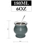 1 Set/Los Yerba Mate Kürbisse Edelstahl Calabash Tassen Kits Doppelwandige Wärmeisolierung Mit Strohhalm Und Reinigungsbürste