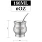 1 Set/Los Yerba Mate Kürbisse Edelstahl Calabash Tassen Kits Doppelwandige Wärmeisolierung Mit Strohhalm Und Reinigungsbürste