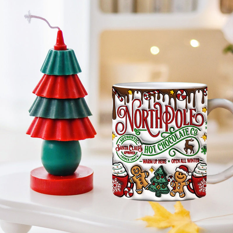 Frendorf | 3D Weihnachts-Gingerman Keramik Kaffeetasse
