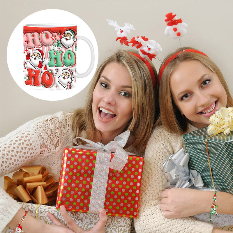 Frendorf | 3D Weihnachts-Gingerman Keramik Kaffeetasse